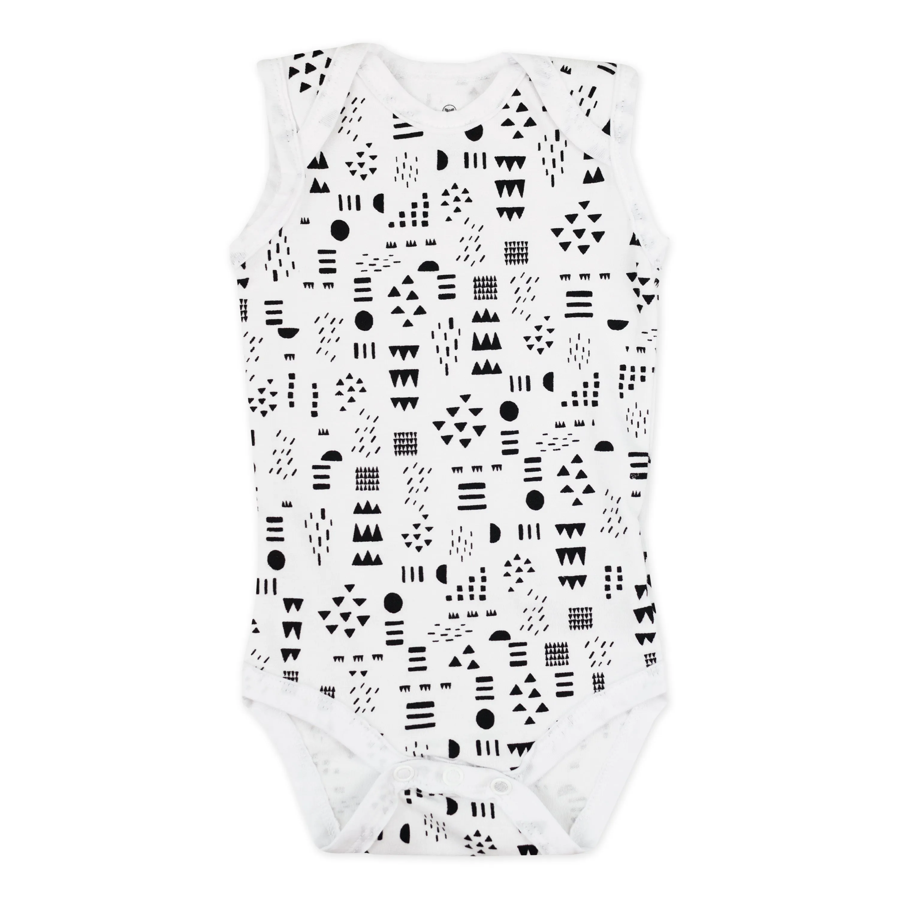 4-Pack Organic Cotton Sleeveless Bodysuits