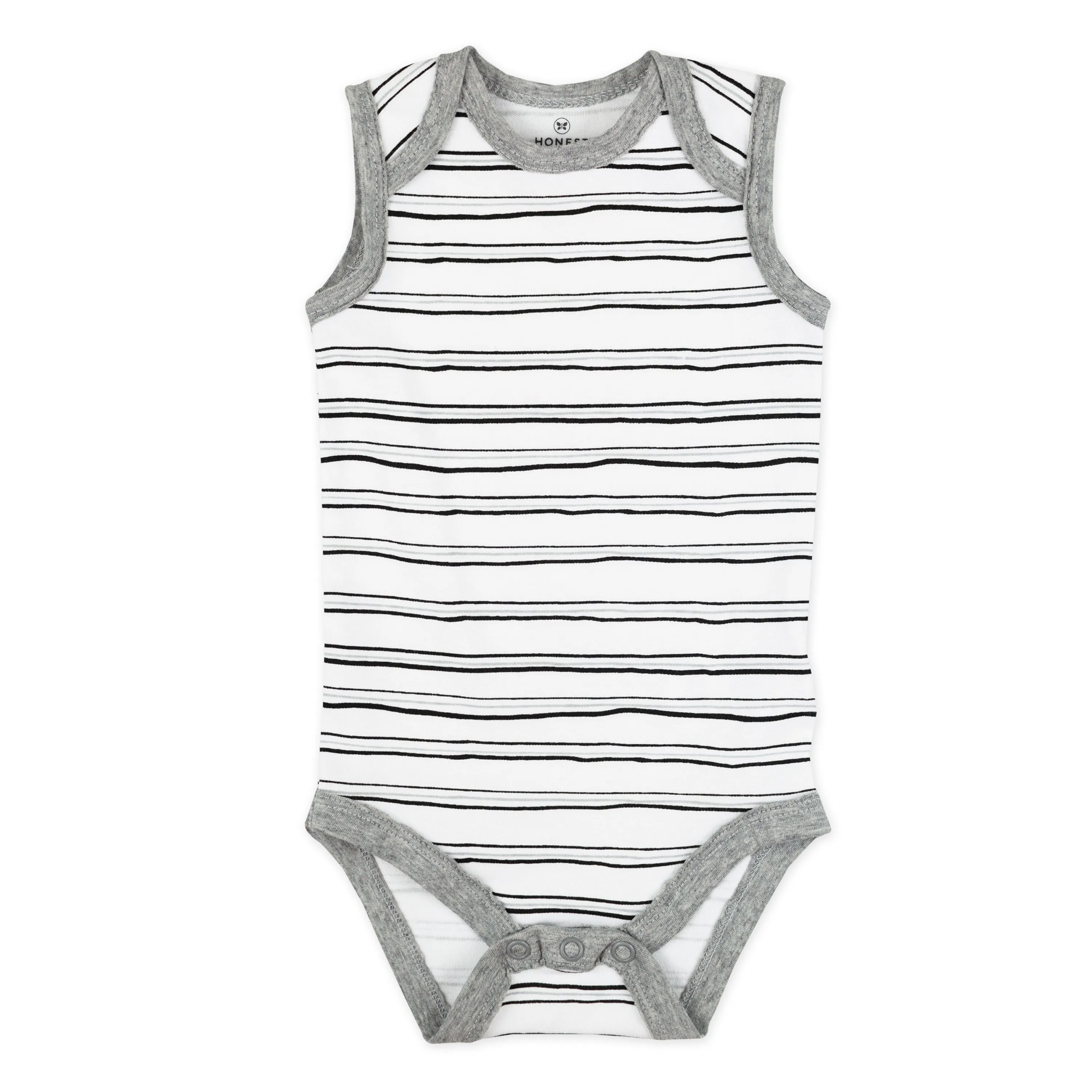 4-Pack Organic Cotton Sleeveless Bodysuits