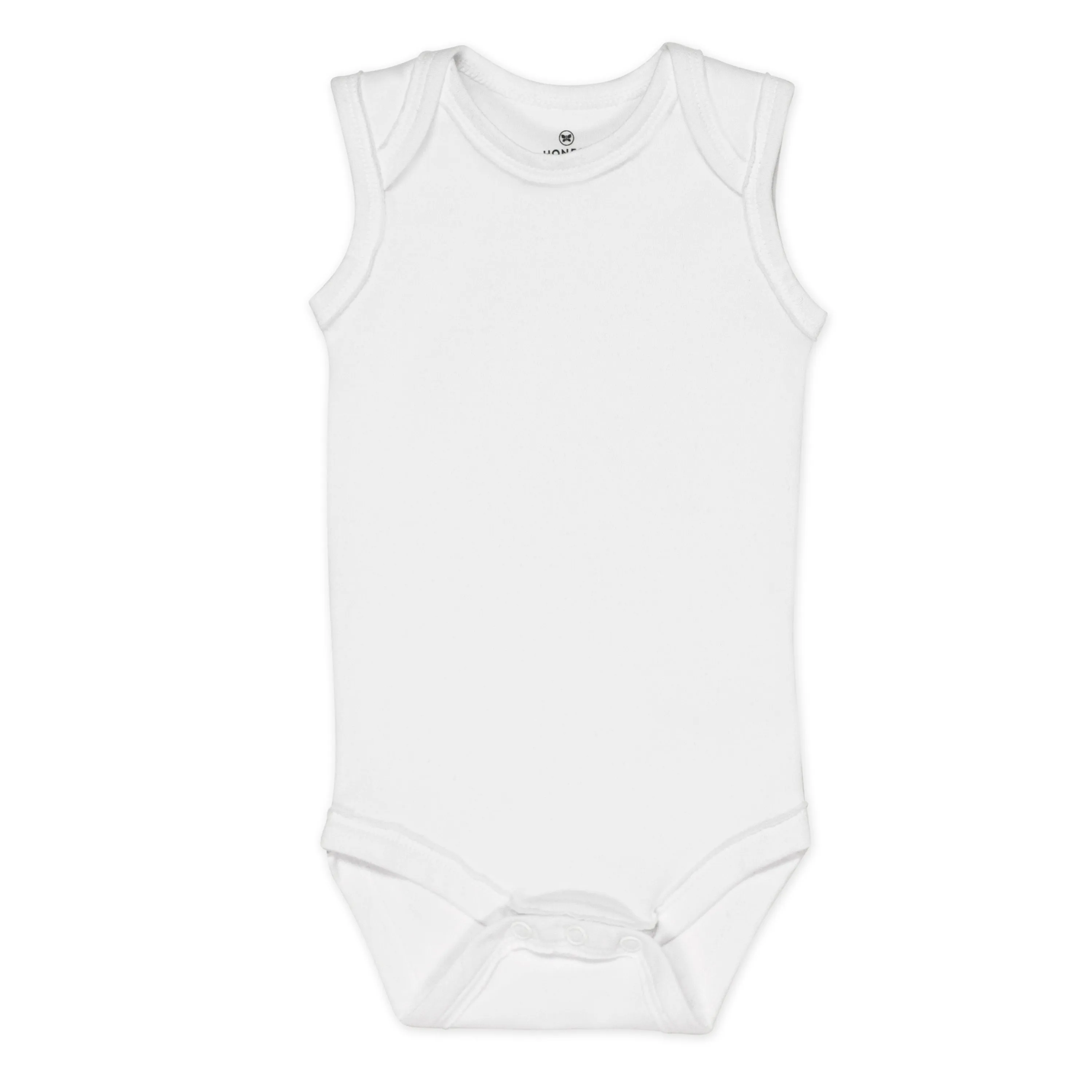 4-Pack Organic Cotton Sleeveless Bodysuits