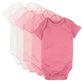 5-Pack Organic Cotton Short Sleeve Bodysuits