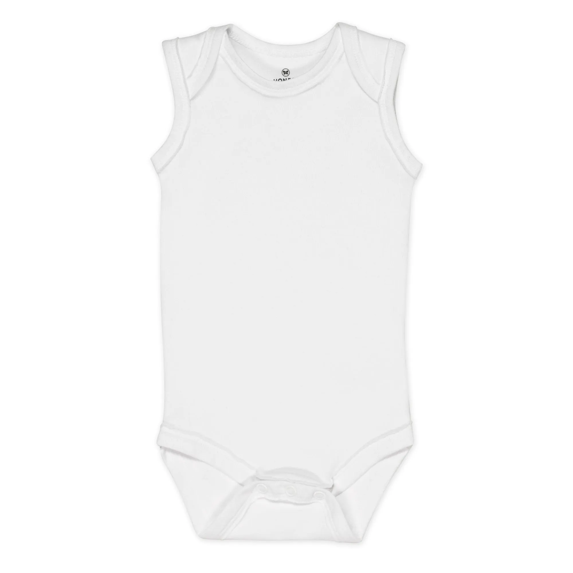 5-Pack Organic Cotton Sleeveless Bodysuits