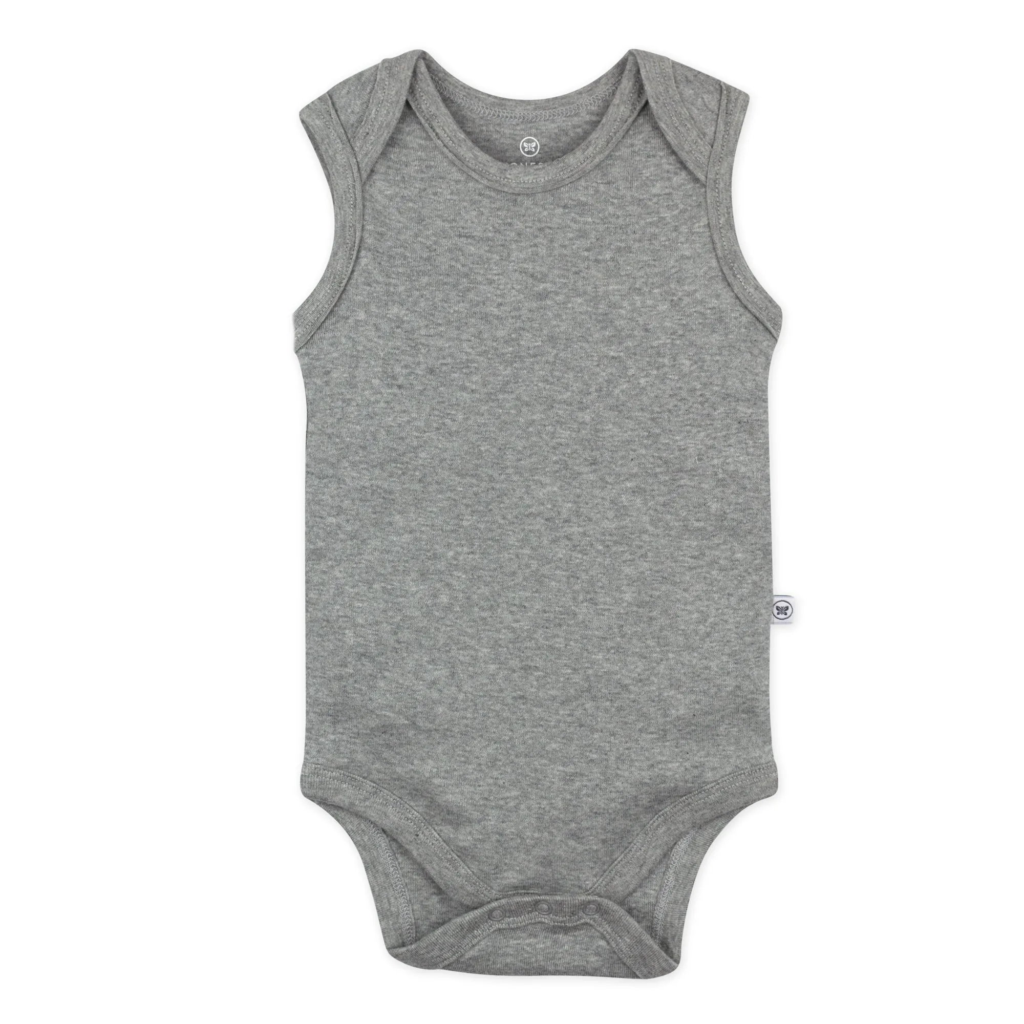 5-Pack Organic Cotton Sleeveless Bodysuits