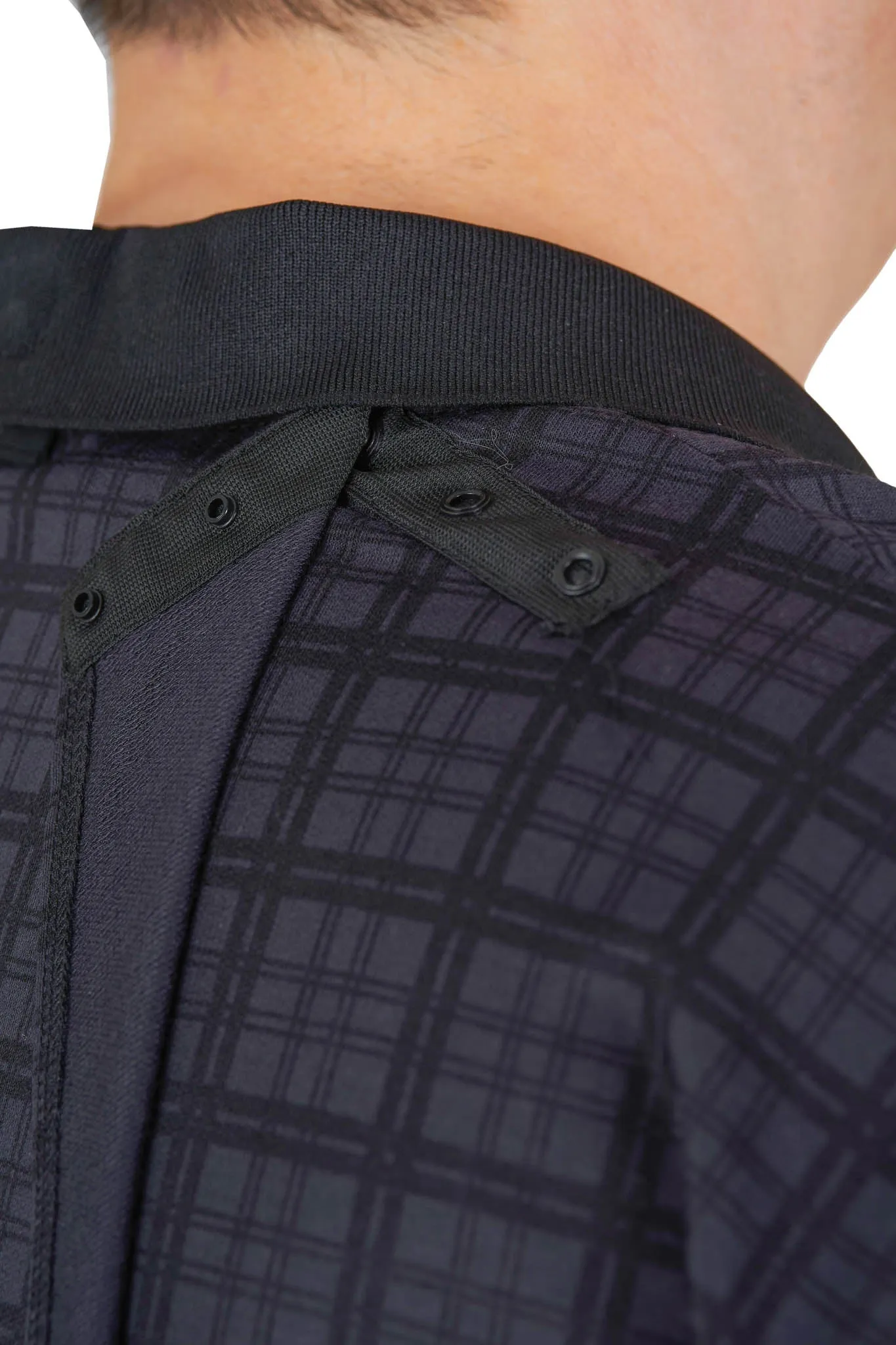 Adaptive Polo Shirt - Ralfie | Black Check