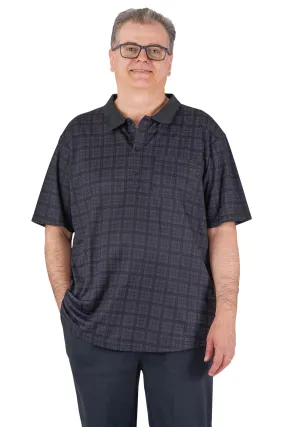 Adaptive Polo Shirt - Ralfie | Black Check