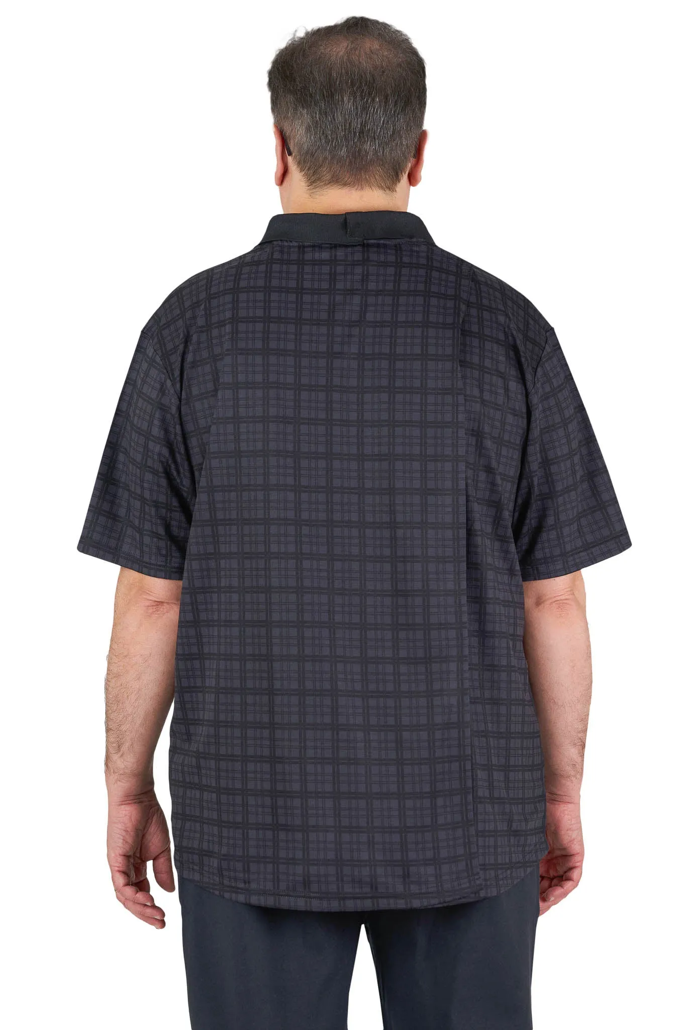 Adaptive Polo Shirt - Ralfie | Black Check