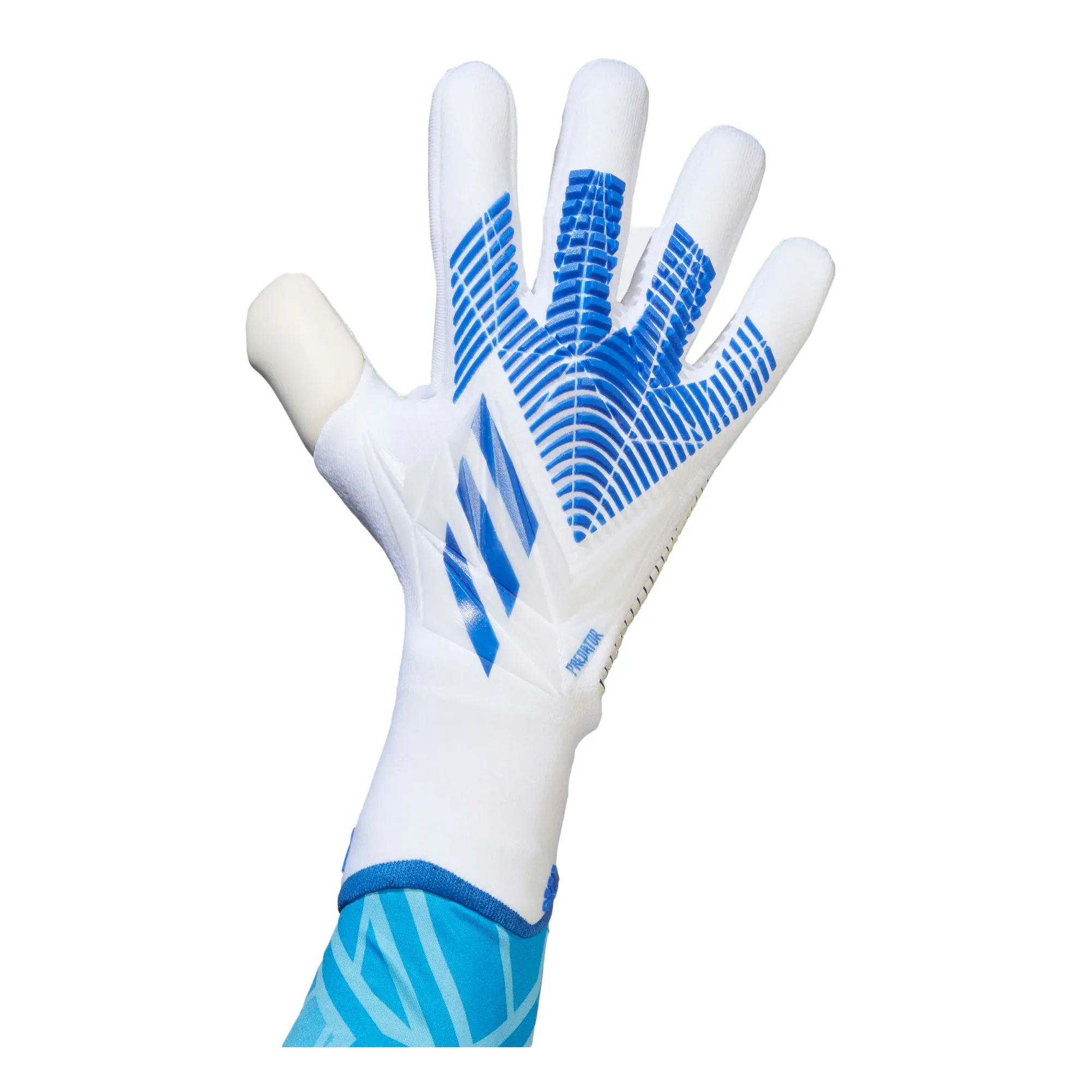 adidas Men's Predator Pro Goalkeeper Gloves White/Hi Res Blue