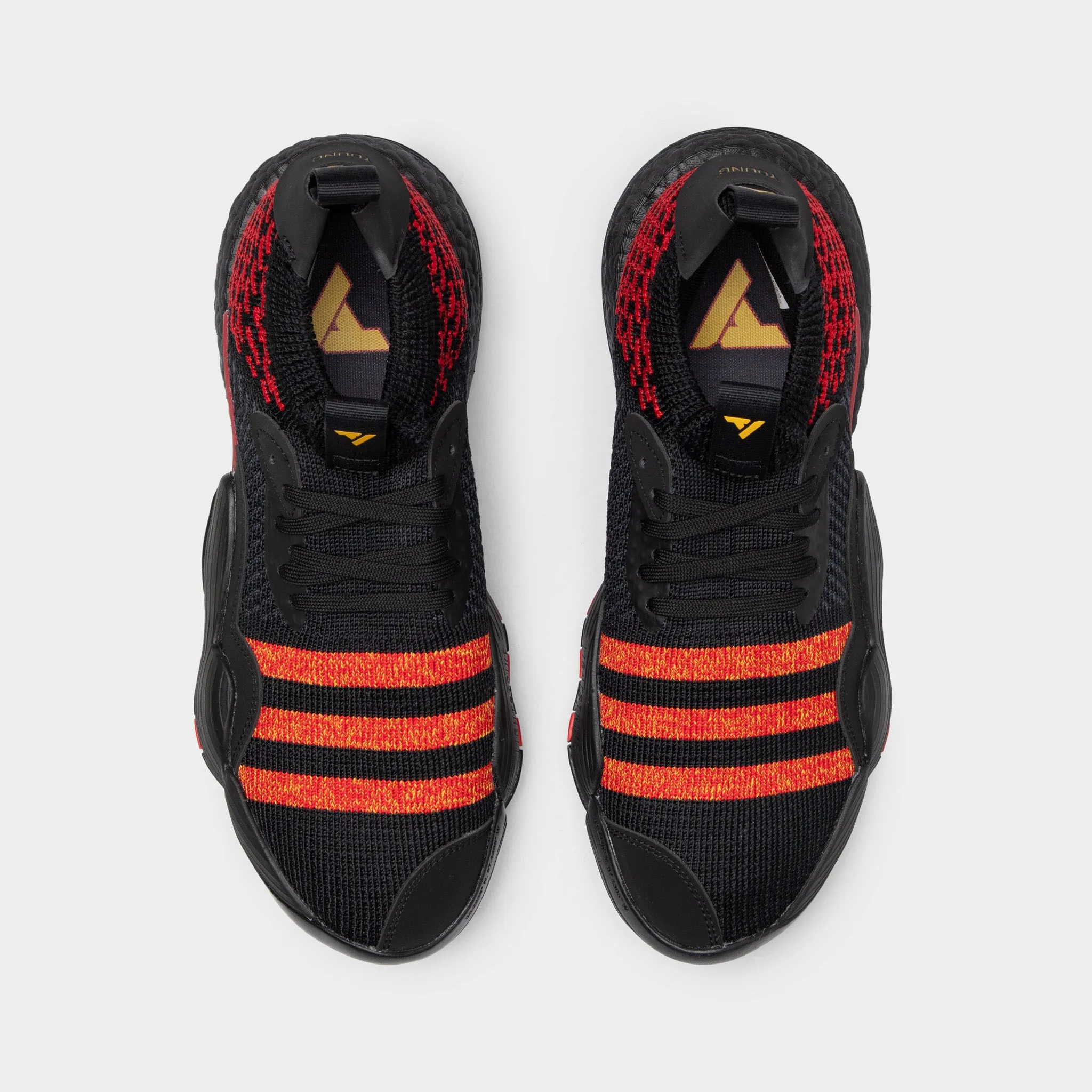 adidas Trae Young 2.0 Core Black / Better Scarlet - Bold Gold