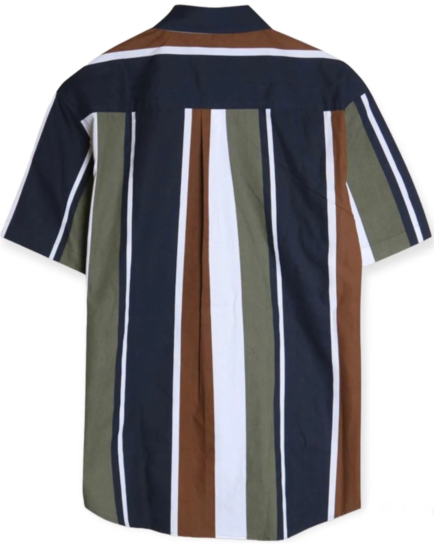 Allover Striped Short Sleeve Shirt