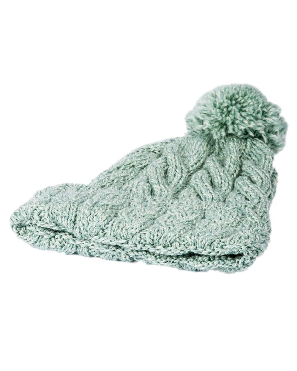 Aran Chunky Knit Bobble Hat