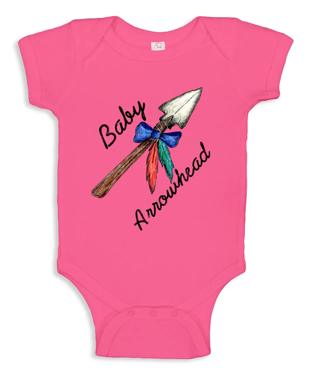 Arrowhead Baby Bodysuit in Multiple Colors.  **Free Shipping for Orders Sent with Liaison to base only**