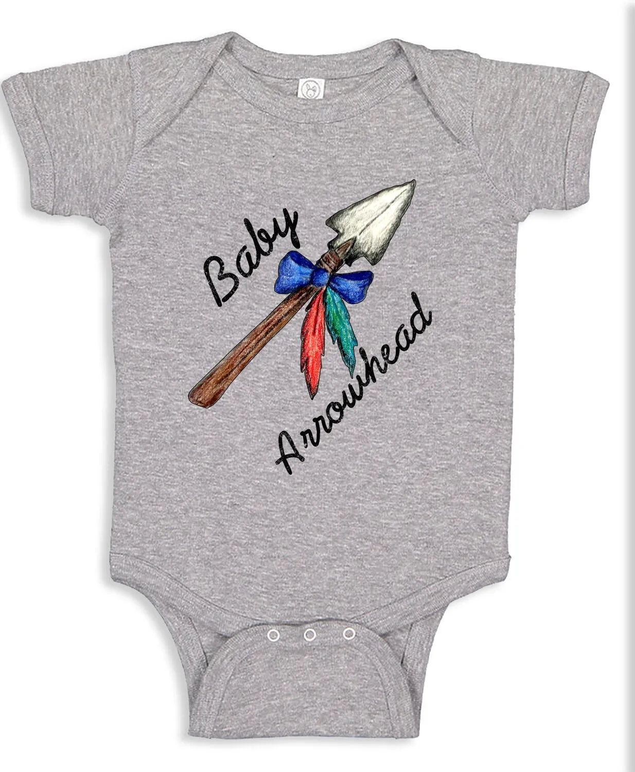 Arrowhead Baby Bodysuit in Multiple Colors.  **Free Shipping for Orders Sent with Liaison to base only**