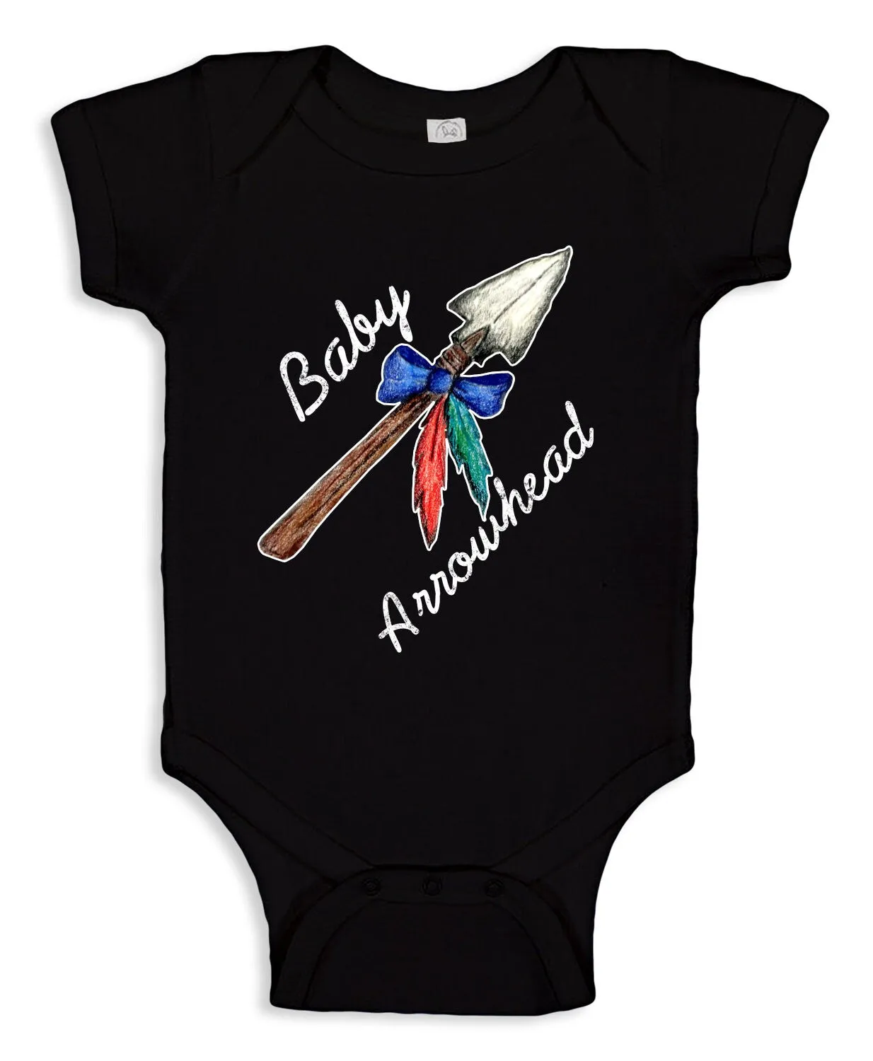 Arrowhead Baby Bodysuit in Multiple Colors.  **Free Shipping for Orders Sent with Liaison to base only**