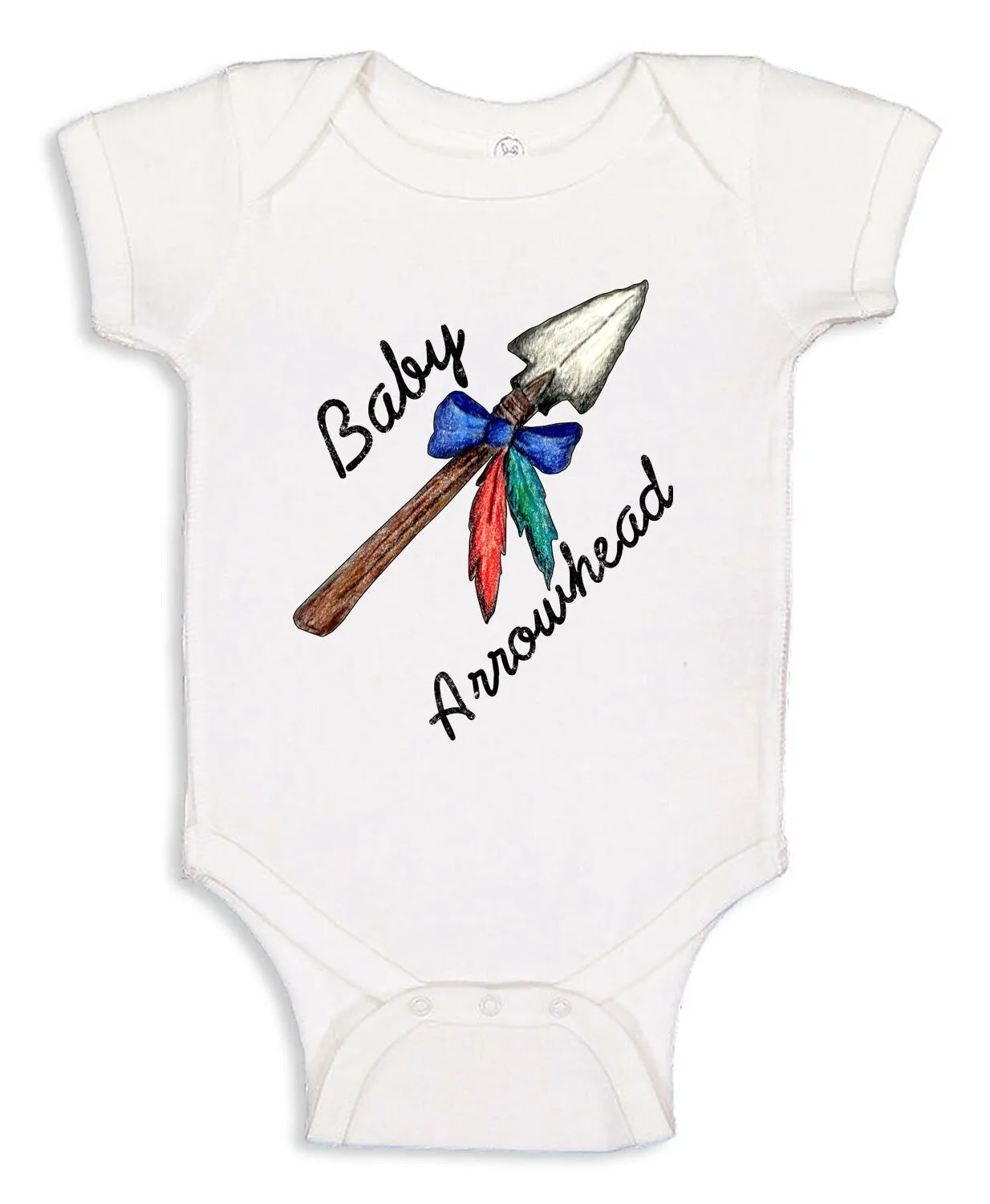 Arrowhead Baby Bodysuit in Multiple Colors.  **Free Shipping for Orders Sent with Liaison to base only**