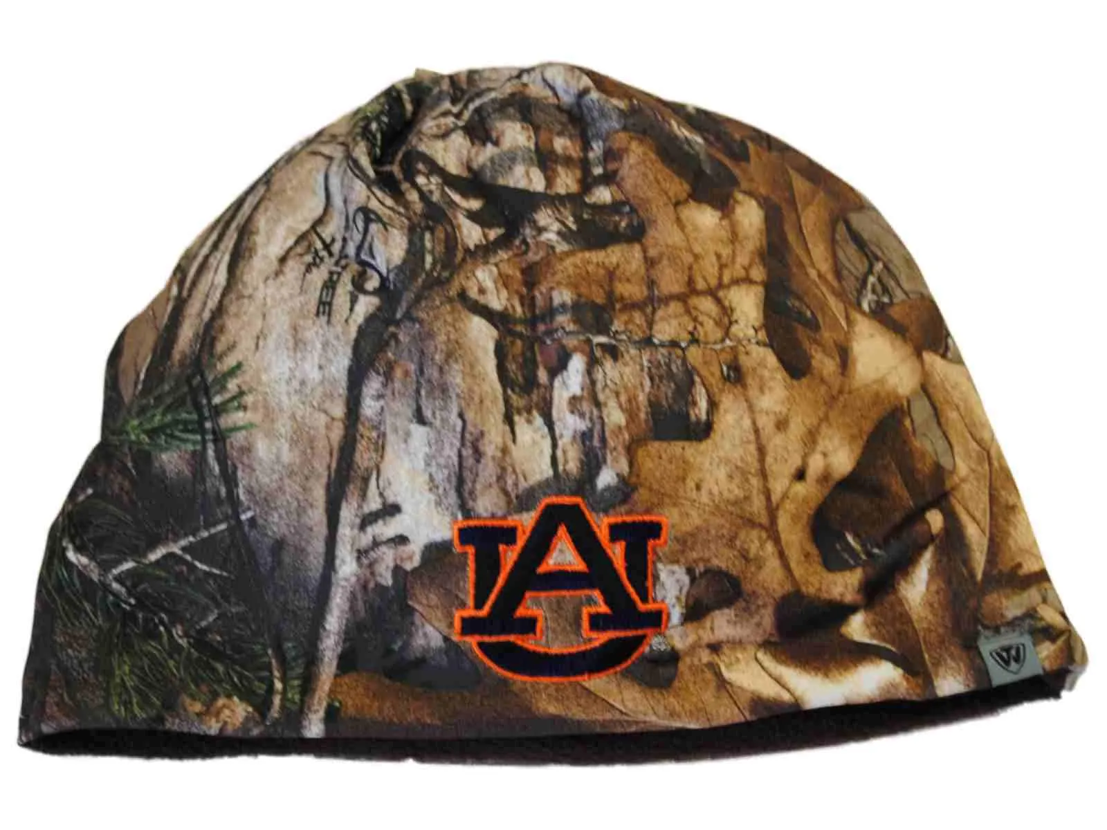 Auburn Tigers TOW Camo Brown Trap 1 Reversible Knit Winter Beanie Hat Cap