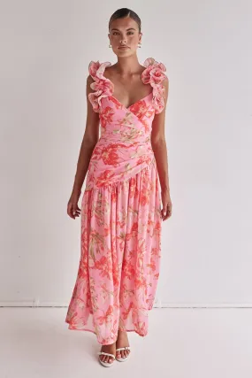 Aurelia Maxi Dress (Pink)