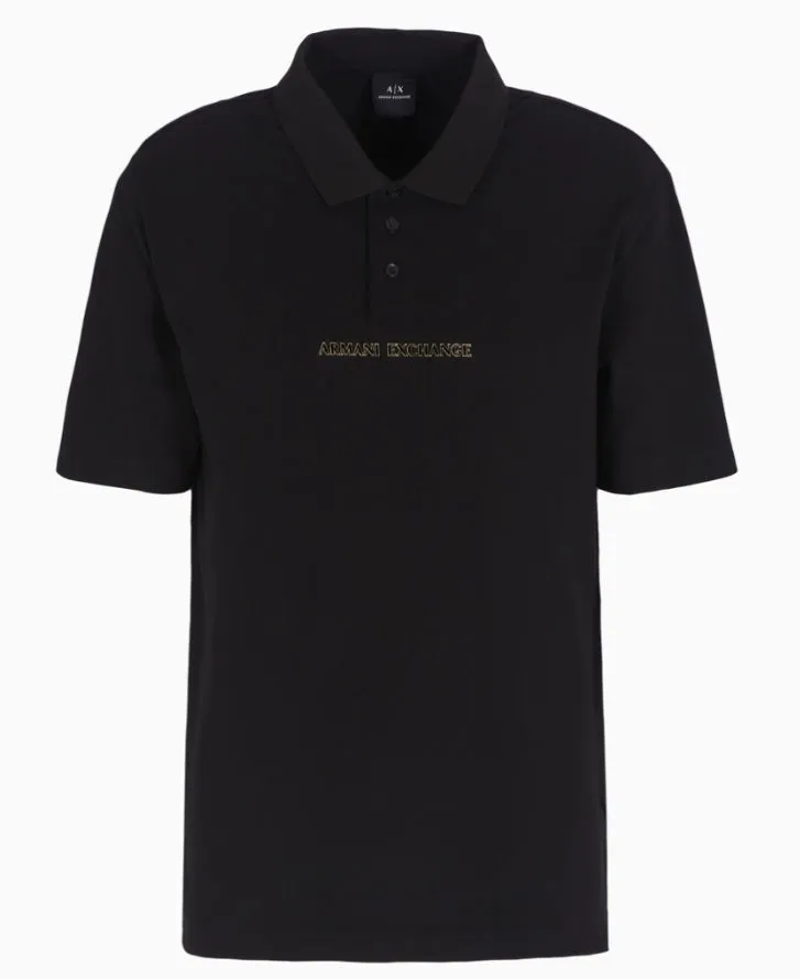 AX Gold Logo Polo (Black) - XM000080AF10819UC001