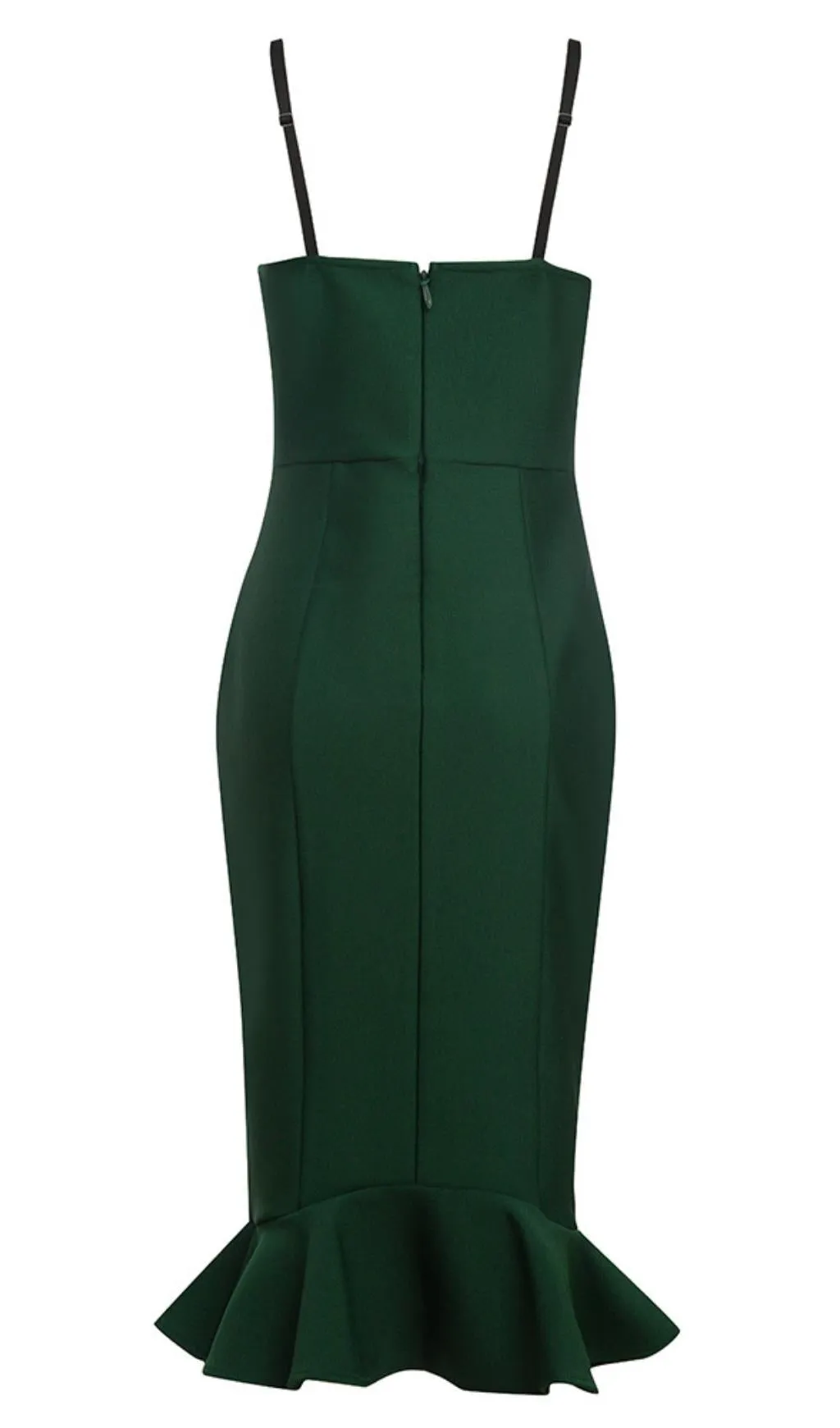 BANDAGE MAXI DRESS IN GREEN