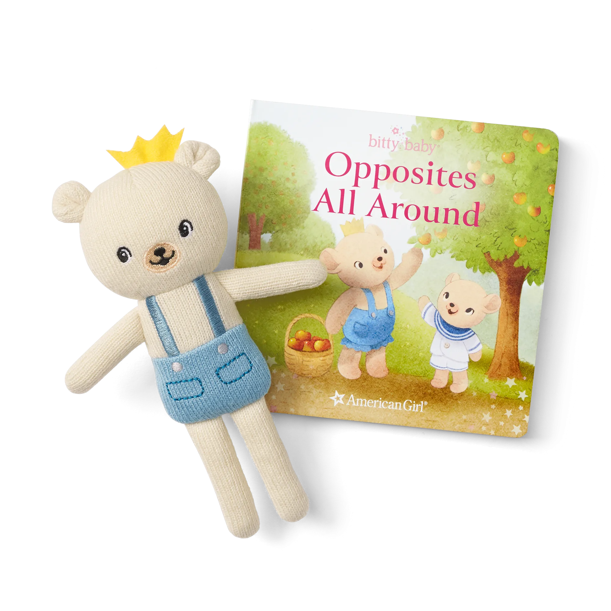 Bitty Baby® Doll #4 in Soft Blue   Bear Friend & Board Book