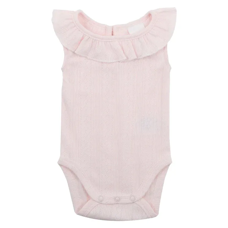 Blush Sleeveless Bodysuit - Pink