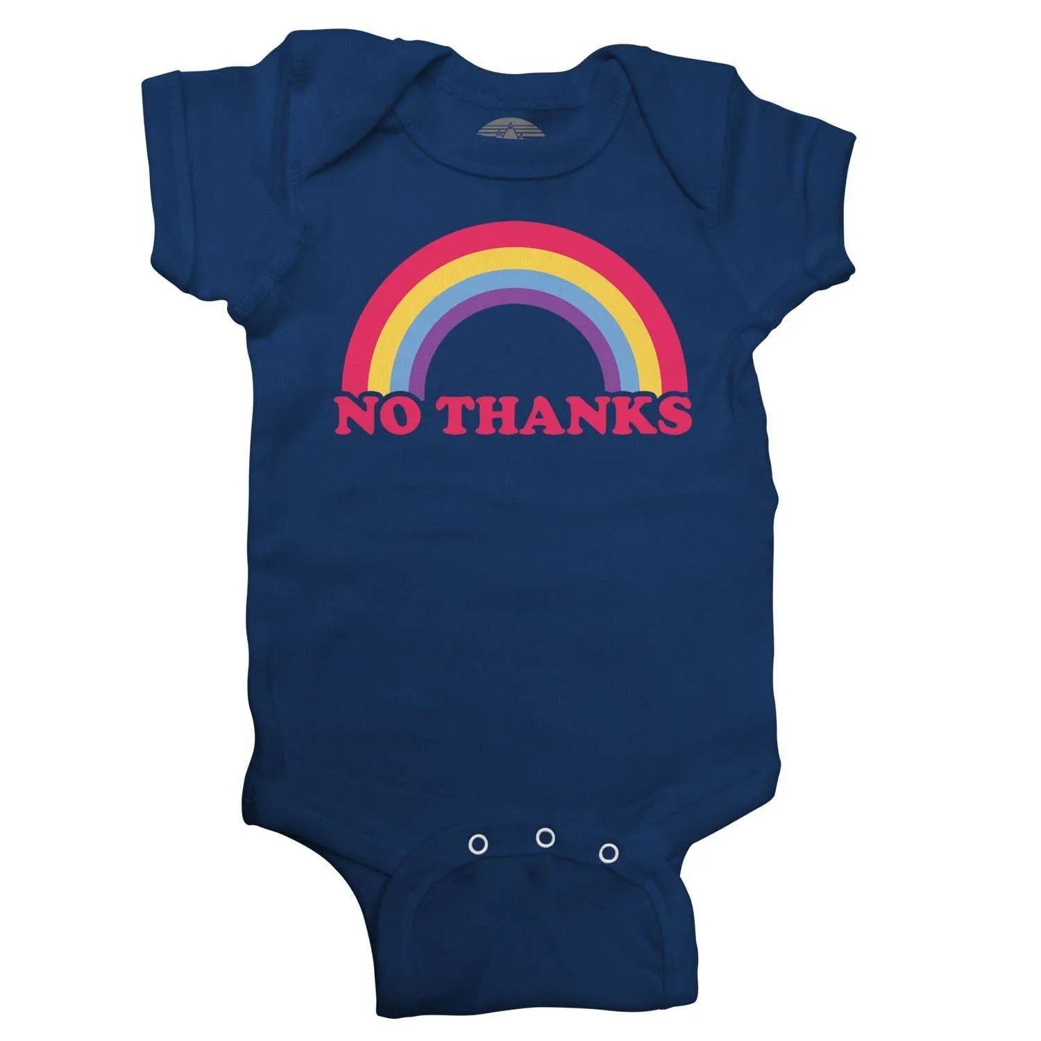 Boredwalk - Rainbow No Thanks Infant Bodysuit - Unisex Fit