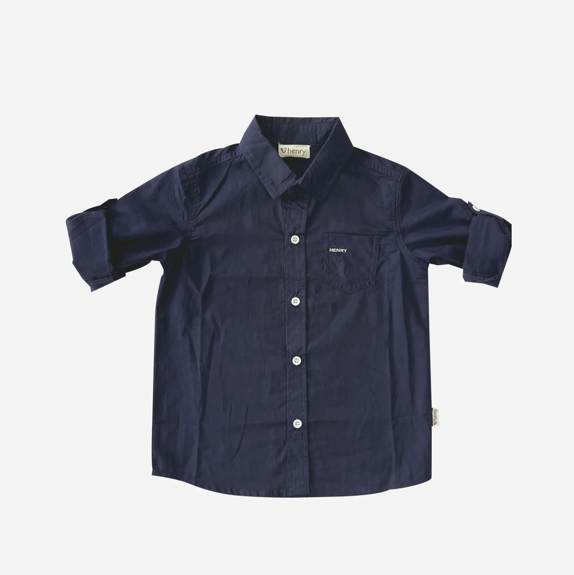 Boys Dress Shirt - Navy