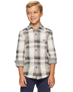 BOYS MADEFLEX HERO STRETCH FLANNEL SHIRT