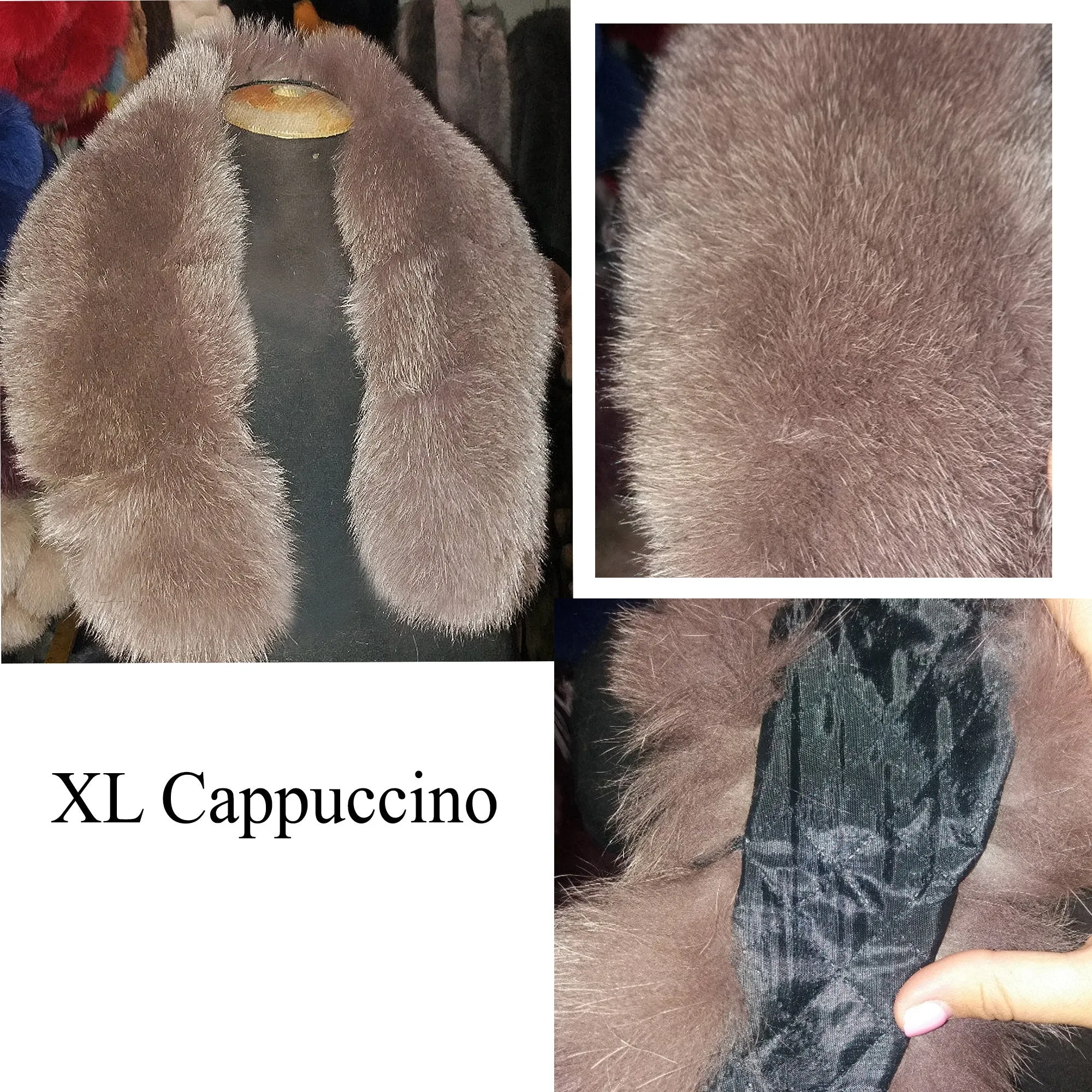 By ORDER, XL 18 cm Width Finnish Fox Fur Collar, Fur collar trim, Fox Fur Collar, Fur Scarf, Fur Ruff, Fox Fox Fur Ruff, Fox Fur, Fur stripe