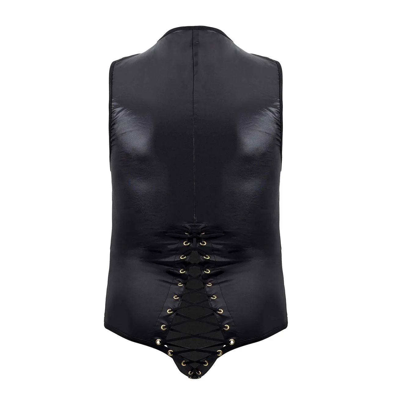 CandyMan 99694X Wrestling Bodysuit Color Black