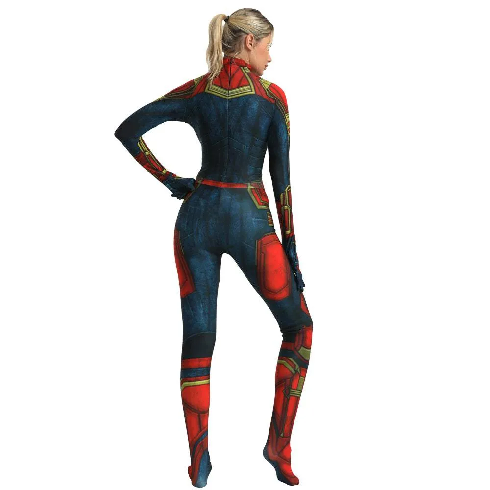 Captain Zentai Bodysuit Halloween Cosplay Costume