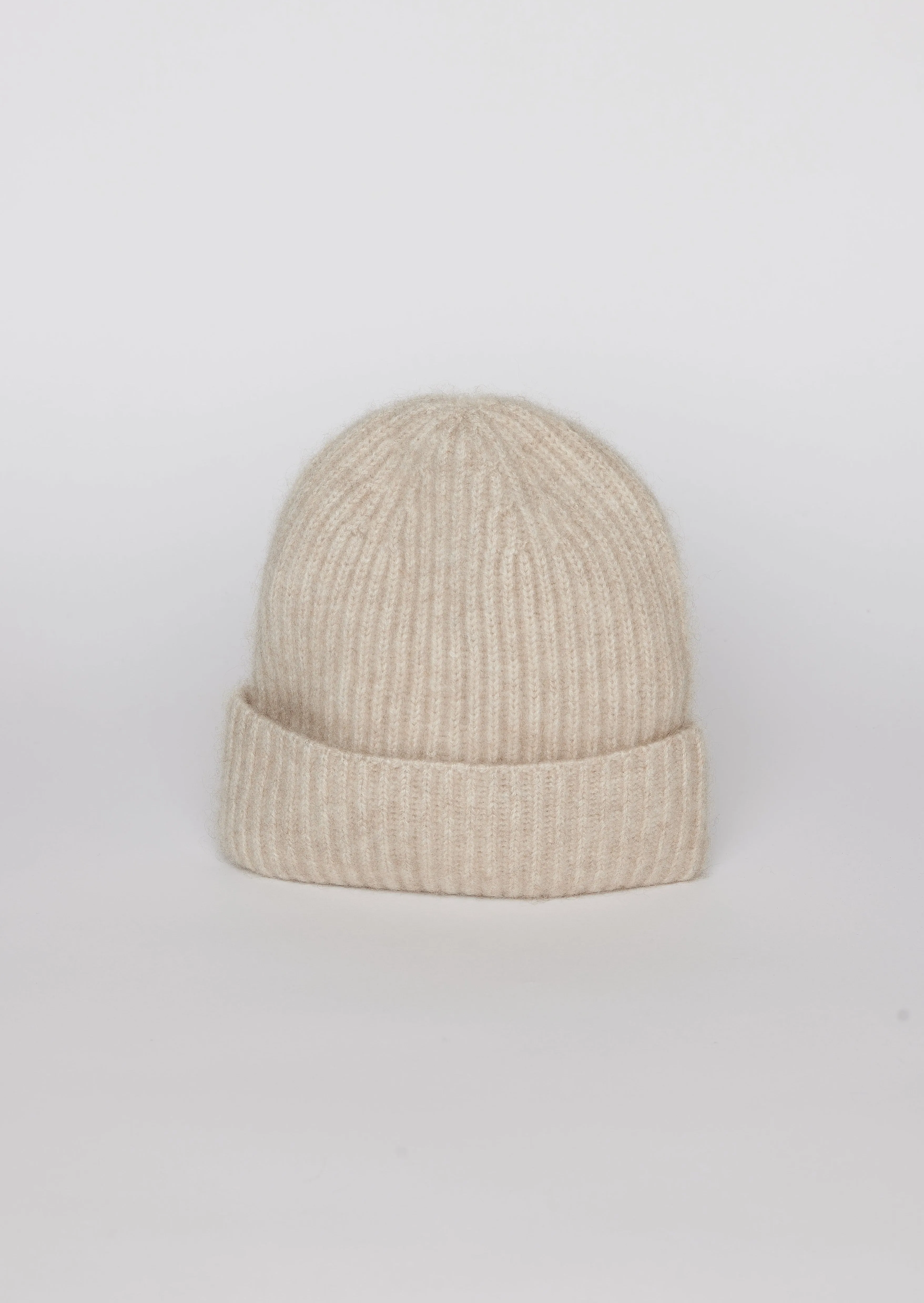 Cashmere Rib Beanie