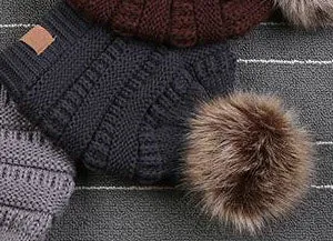 CC Skullies fashion knit toboggan hat