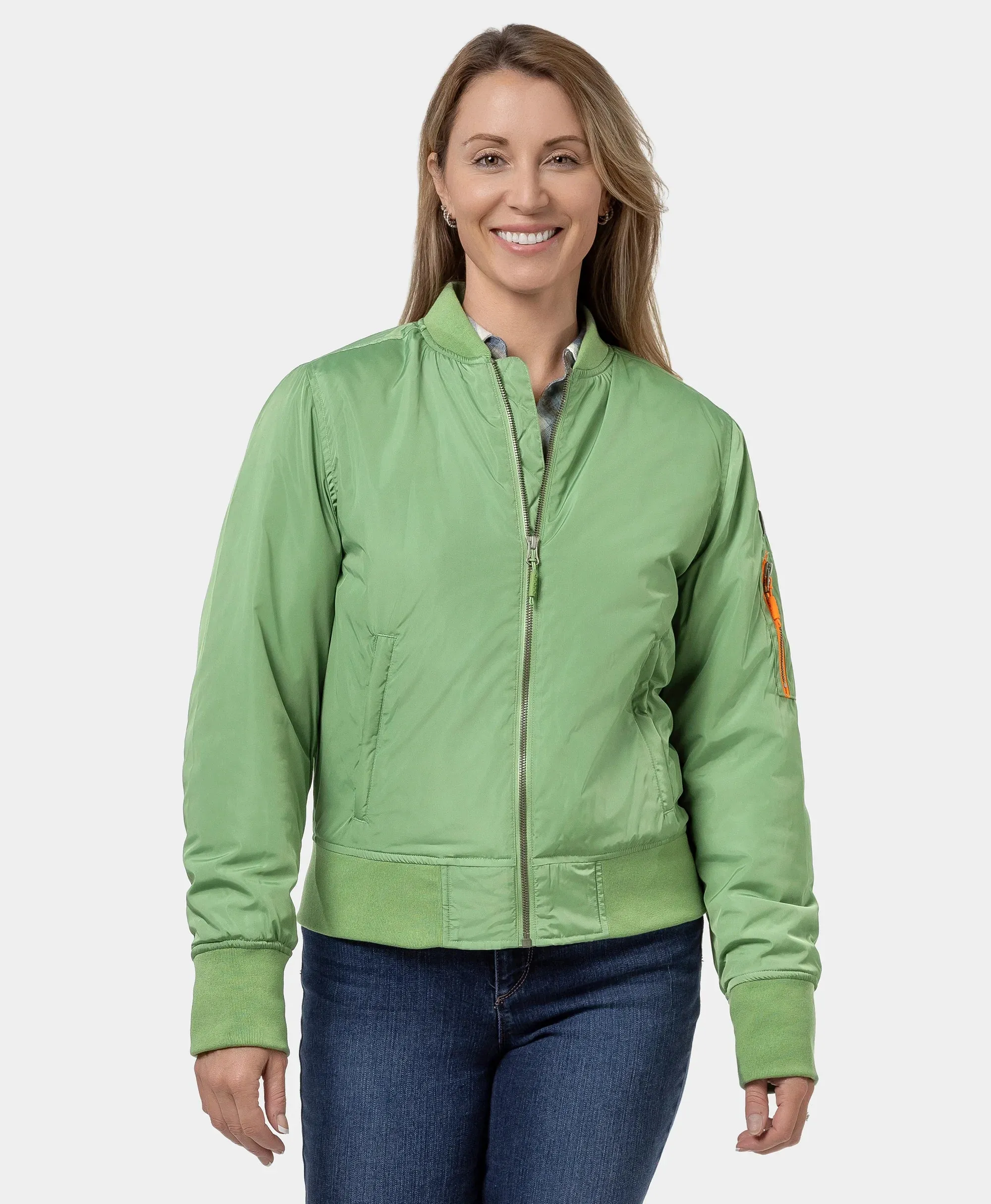 Cityscape Women's Heated Bomber Jacket (Apparel Only)