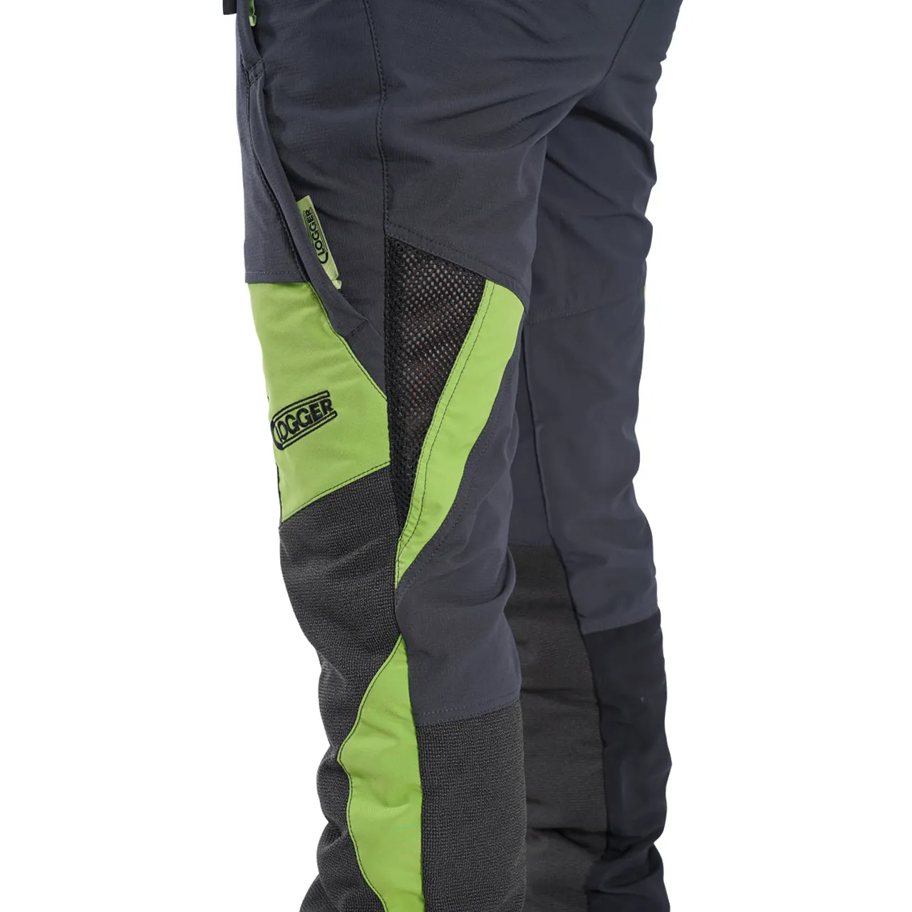 Clogger Zero Gen2 Light and Cool Men's Arborist UL Chainsaw Pants - Grey/Green