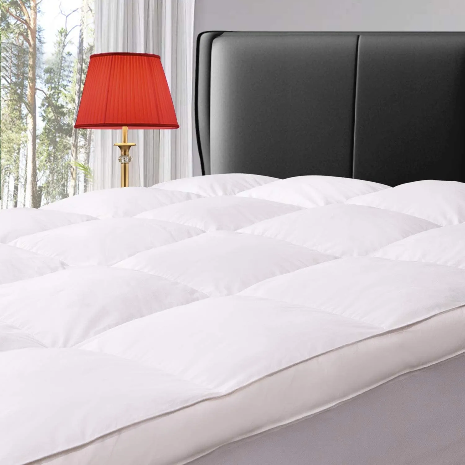 Cooling Mattress Topper for College Dorm, Thick Extra Duvet For Hot Sleepers