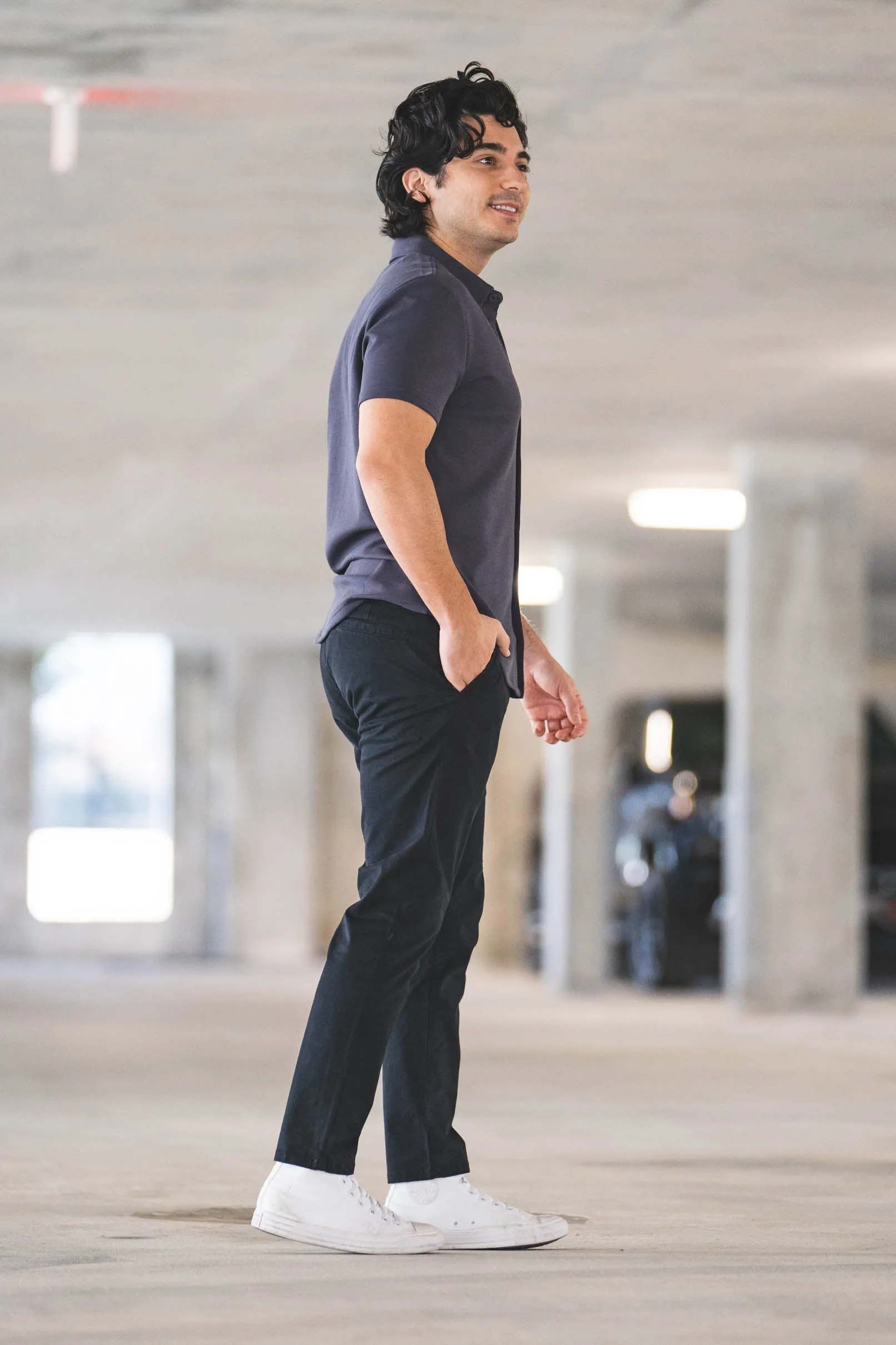 Core Stretch Chino Black