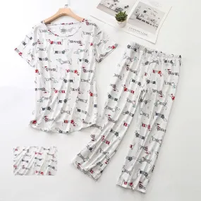 Cozy Dachshund Pajamas And Nightgown