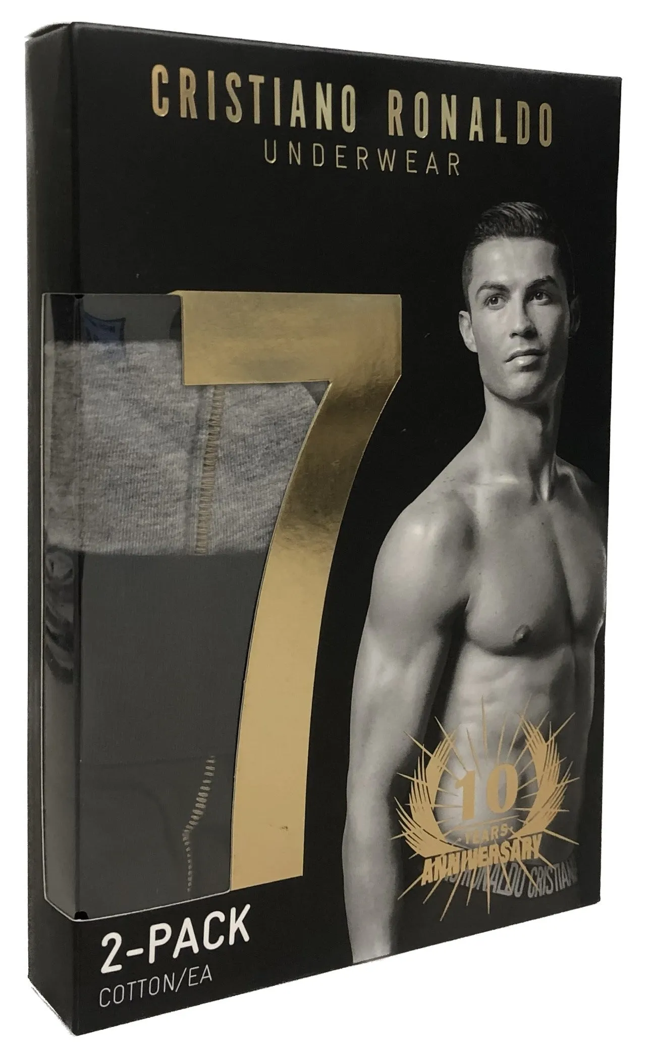 CR7 Men's 2-Pack Cotton Blend Trunks