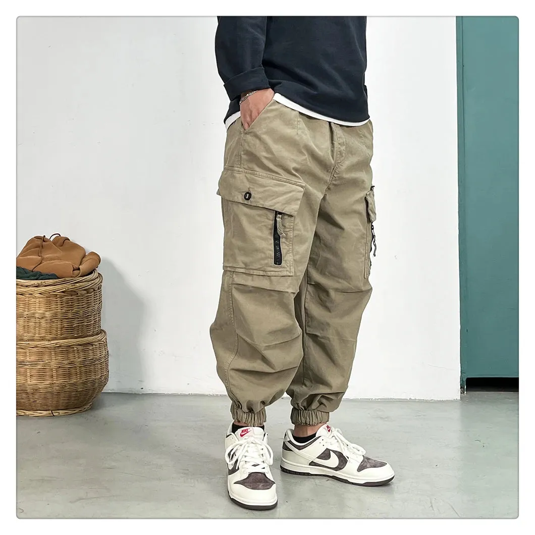 Cuffed Utility Cargo Pants