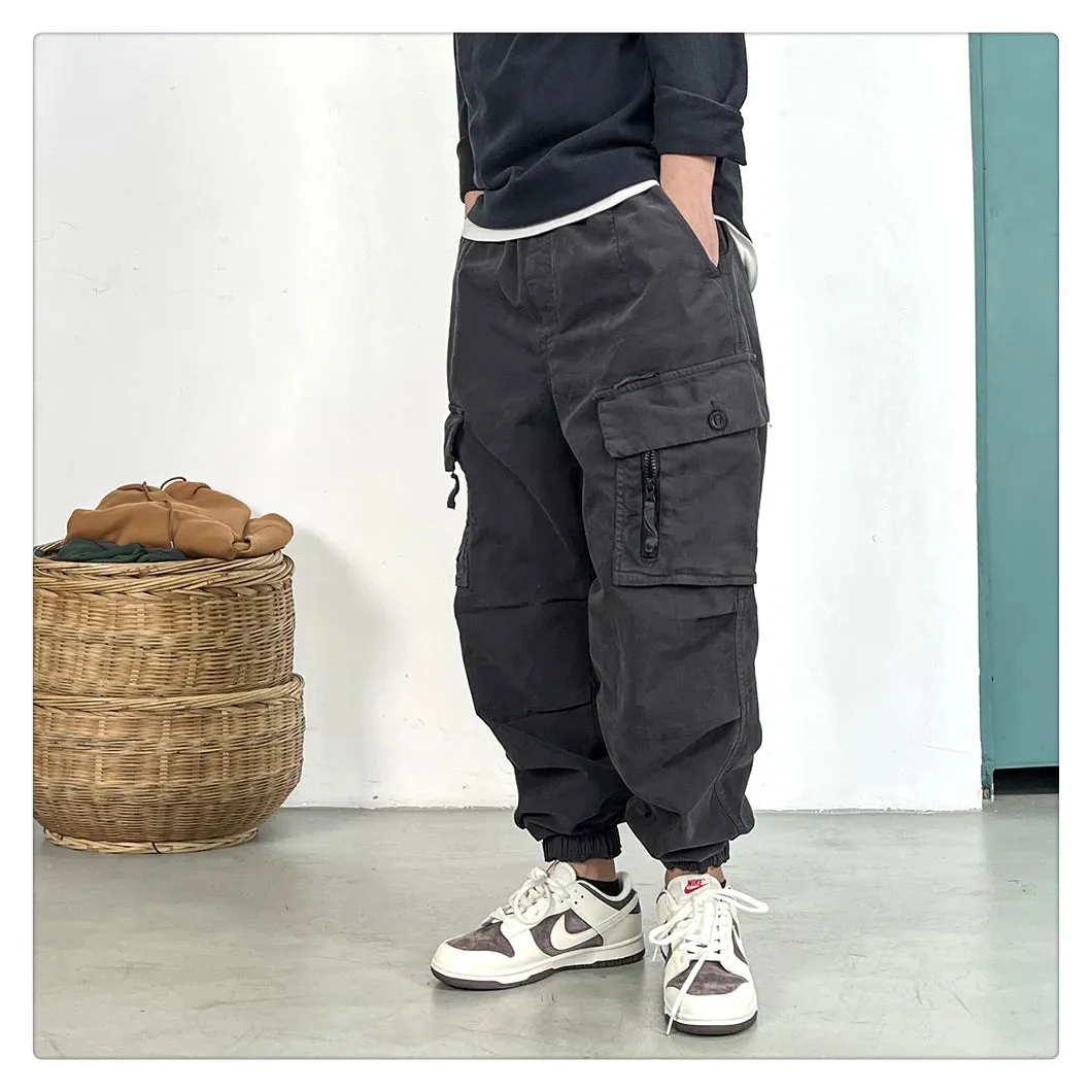 Cuffed Utility Cargo Pants