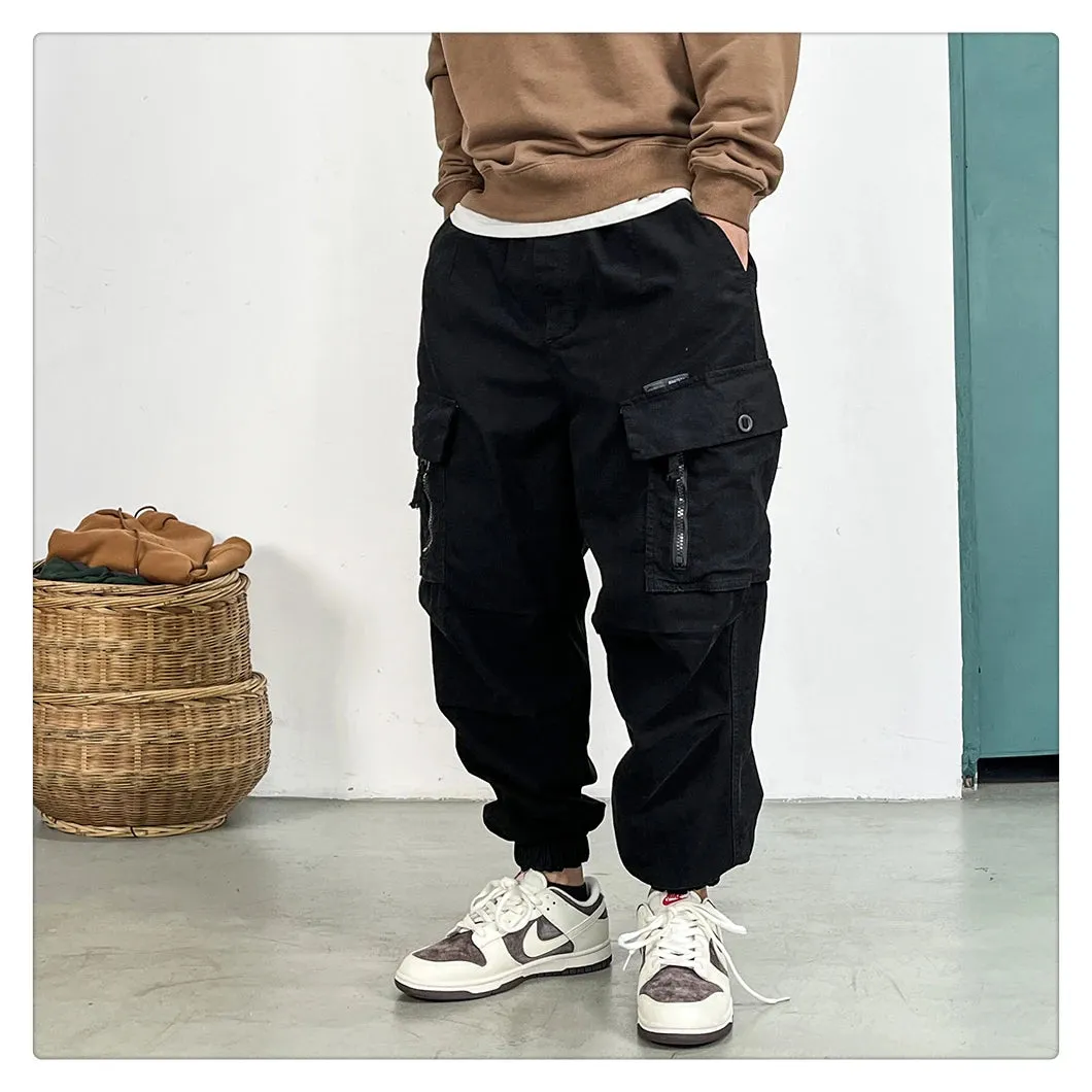 Cuffed Utility Cargo Pants