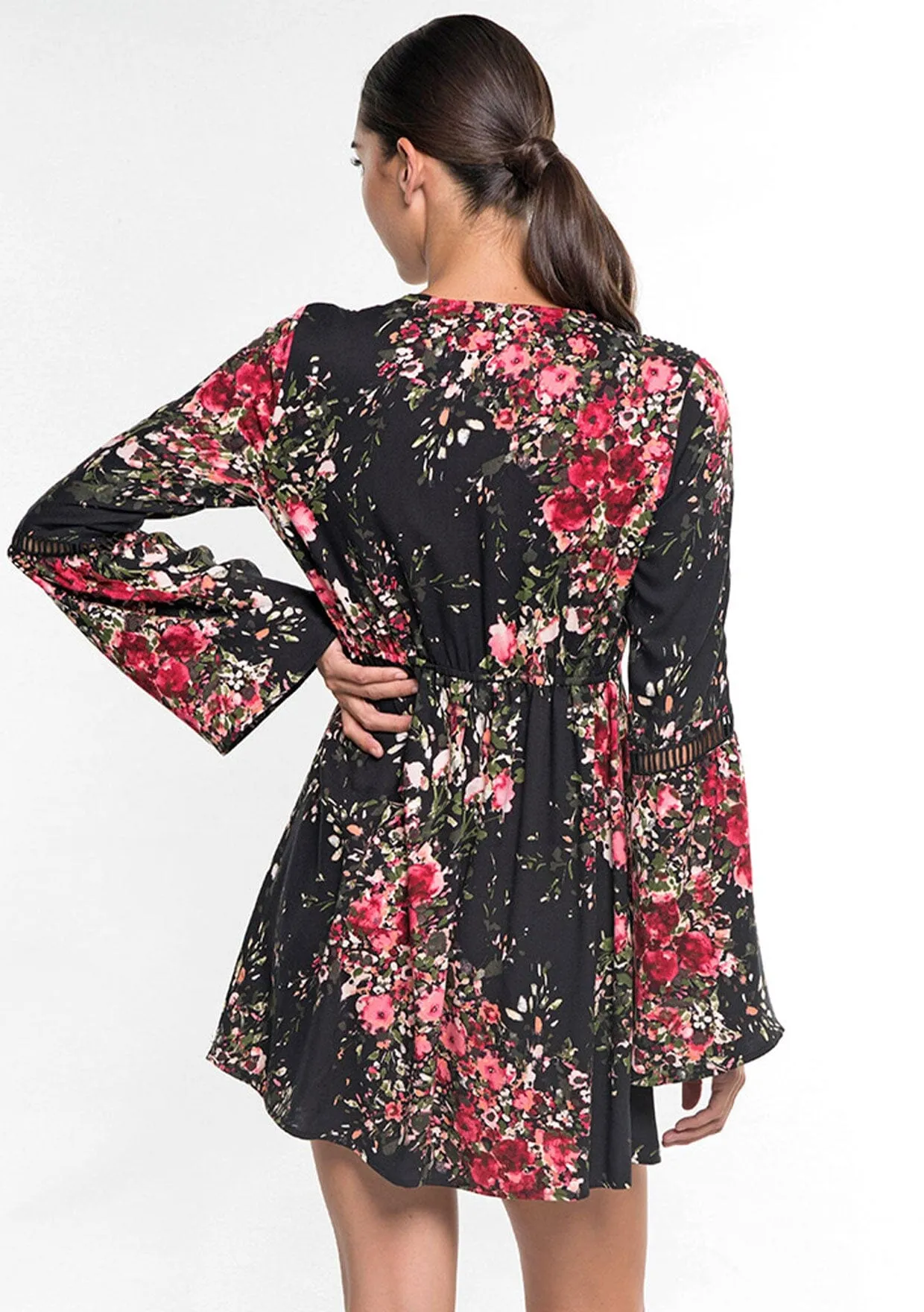 Domino Floral Mini Dress