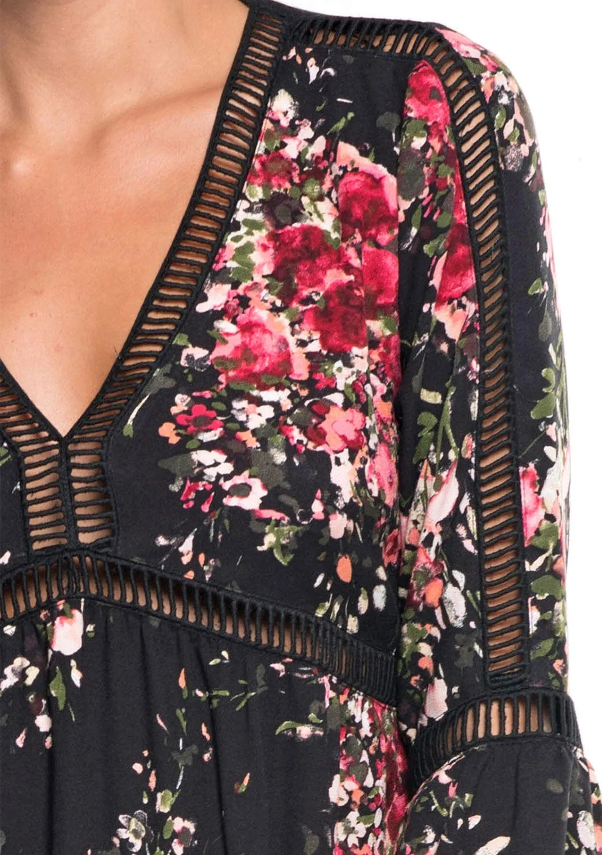 Domino Floral Mini Dress