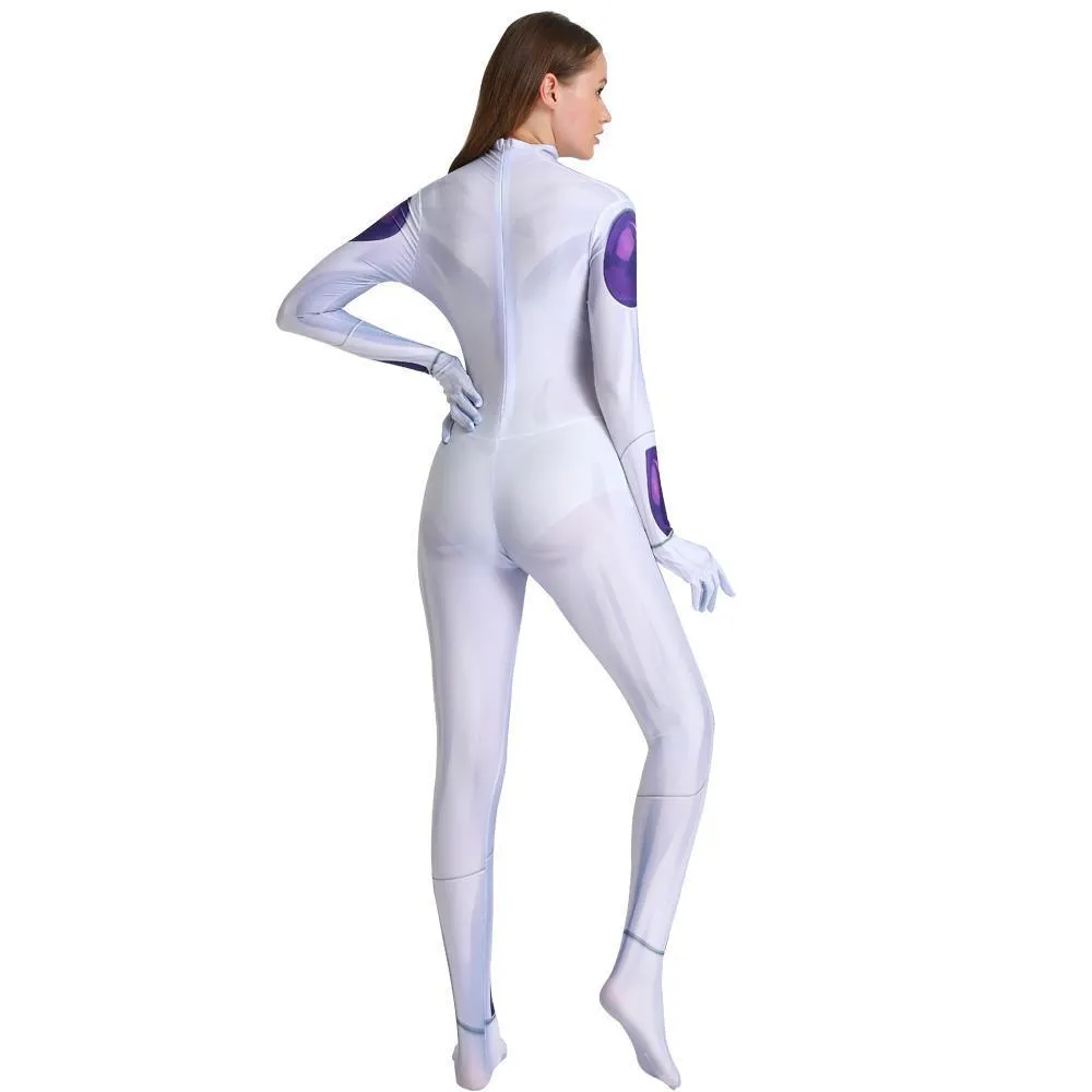 Dragon Ball Frieza Cosplay Costume Zentai Bodysuit for Halloween Party