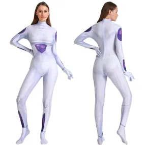 Dragon Ball Frieza Cosplay Costume Zentai Bodysuit for Halloween Party