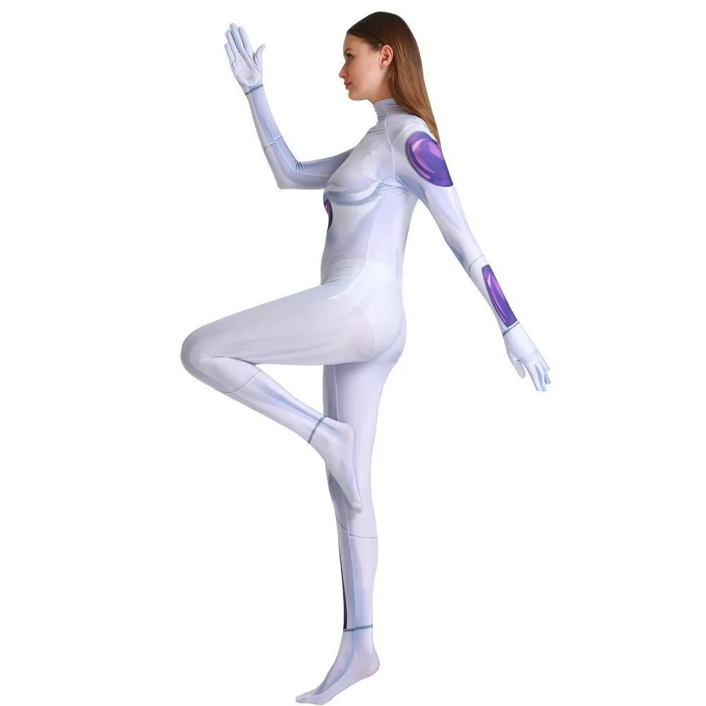 Dragon Ball Frieza Cosplay Costume Zentai Bodysuit for Halloween Party