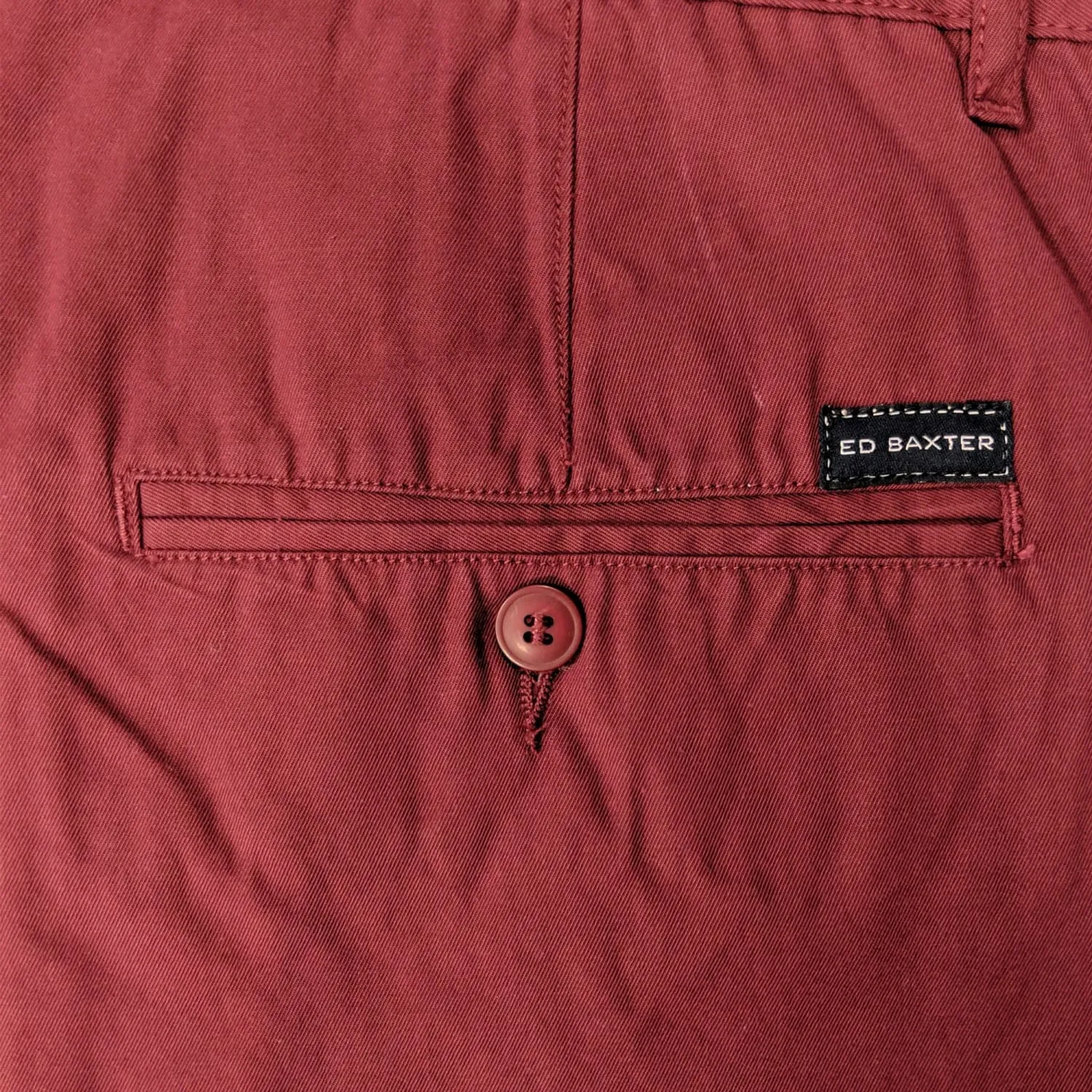 Ed Baxter Chinos - EB281 - Wine