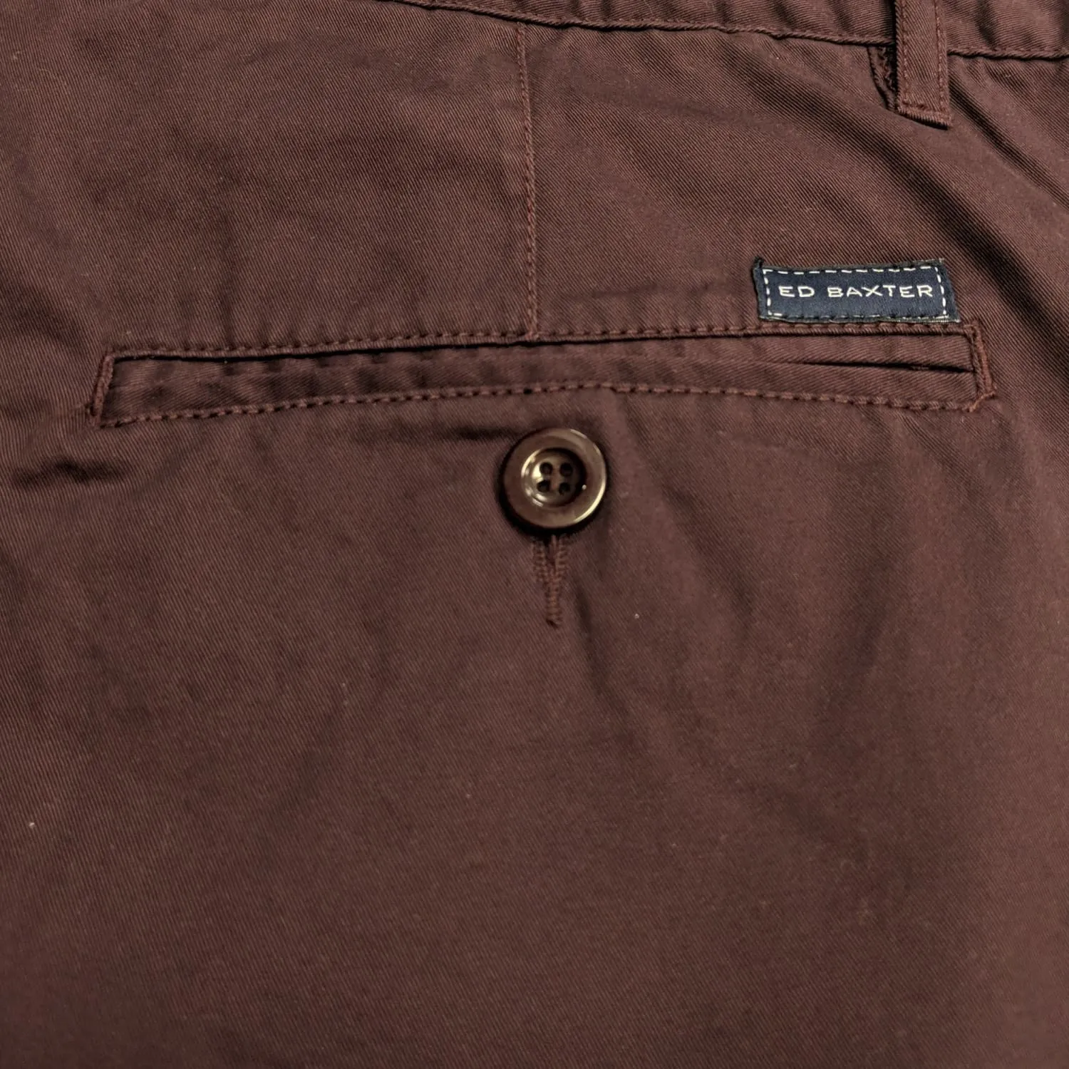 Ed Baxter Stretch Chinos - EB340 - Huckleberry