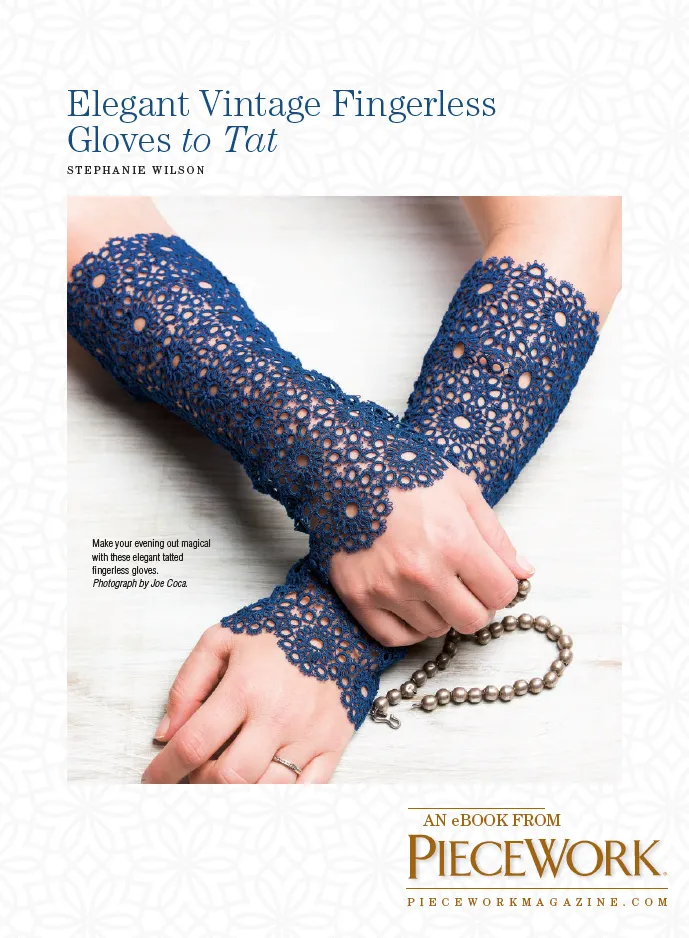 Elegant Vintage Fingerless Gloves to Tat eBook (Printed version)