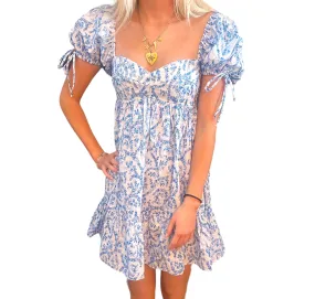 Ella's Enchanted Floral Babydoll Dress