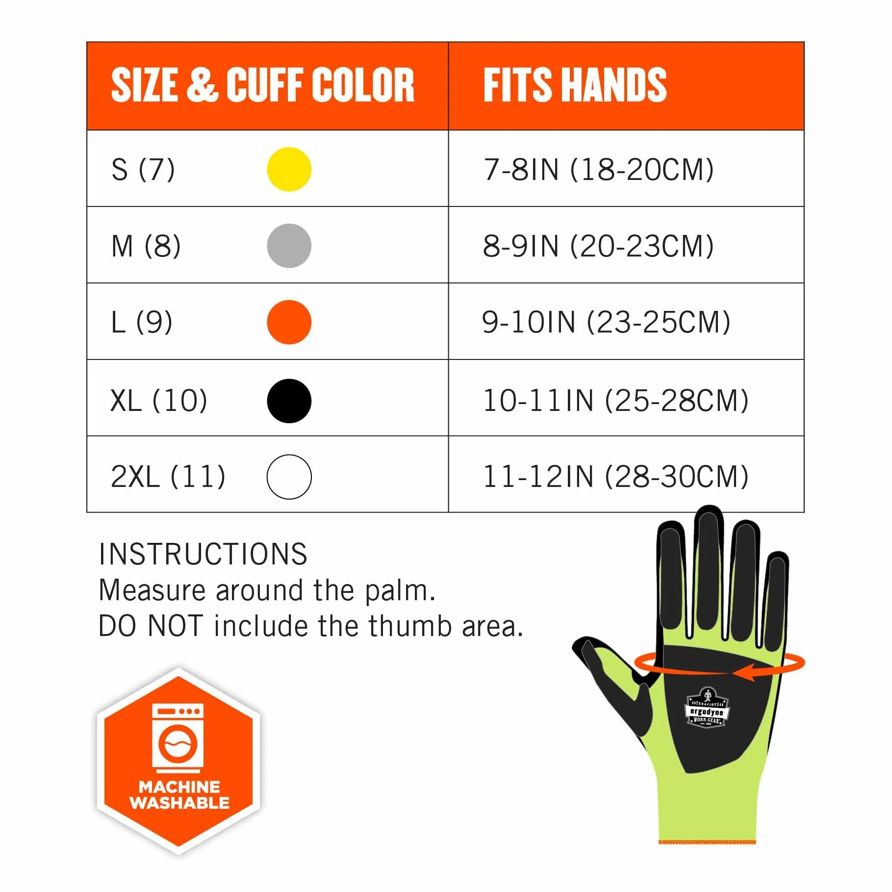 Ergodyne 17836 7141-CASE 2XL Lime ANSI A4 DIR Nitrile-Coated CR Gloves 72-Pair